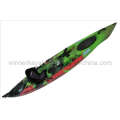 Recreational Single Sit on Top Plastic Fishing Kayak